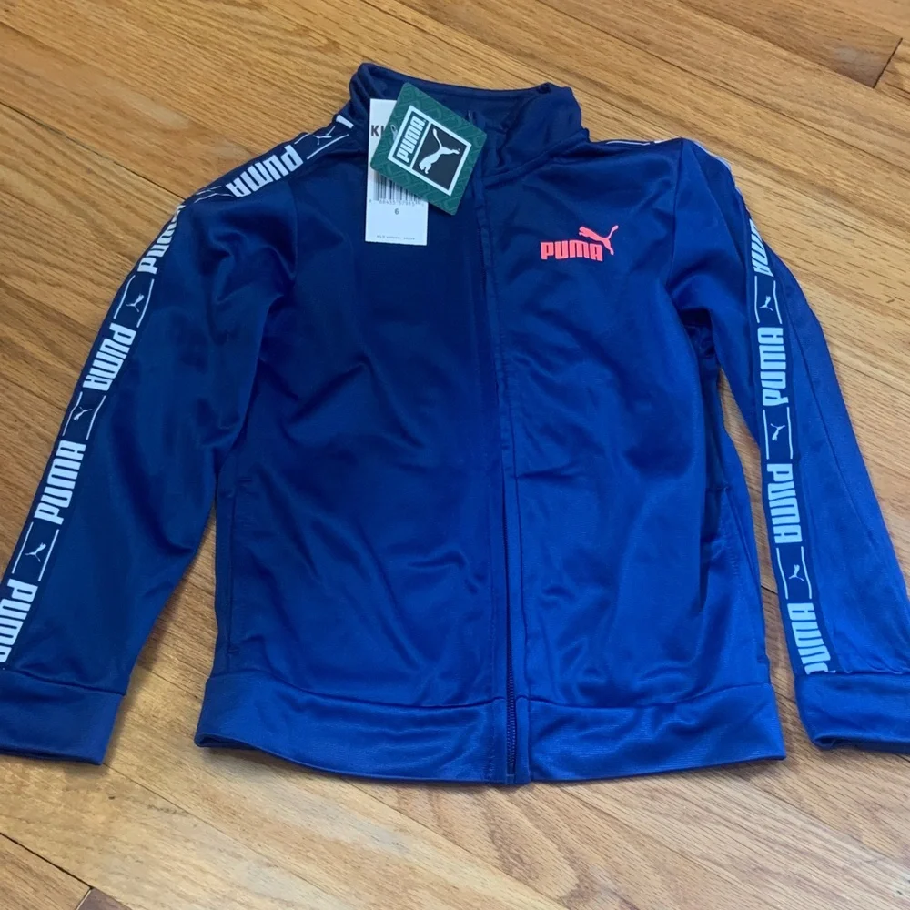 NWT Puma Blue Kids Tracksuit Size 6 - Picture 5 of 5